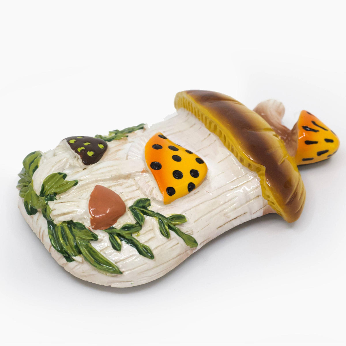 Merry Mushroom Fridge Magnet | Hand-Painted 70s Retro Resin-Twinkltoast-The Bullish Store