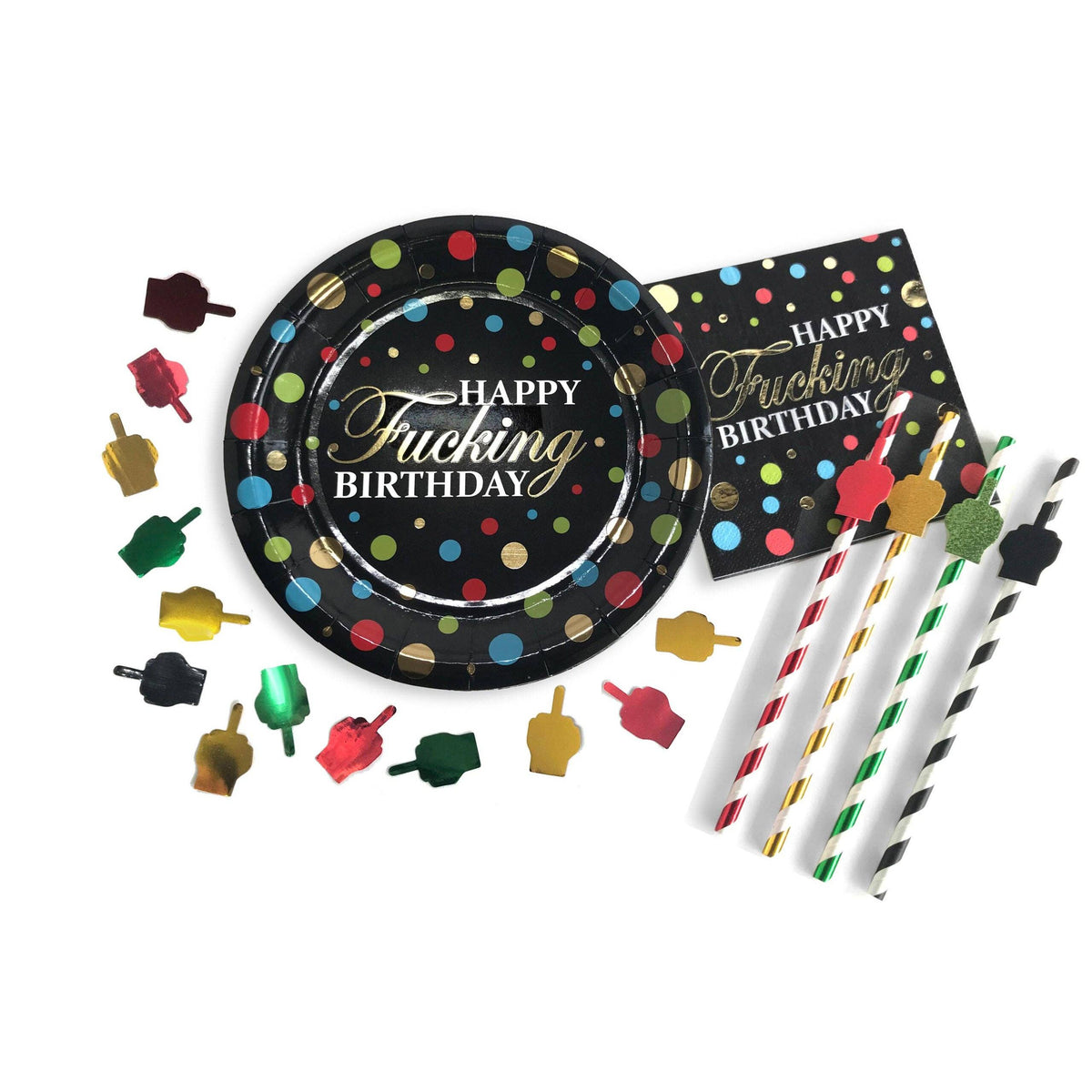 Metallic FU Finger Confetti | 3 oz