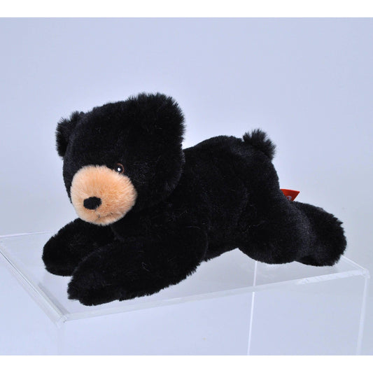 Mini Black Bear Stuffed Animal 8" | Eco-Friendly Wild Republic Plush Toy
