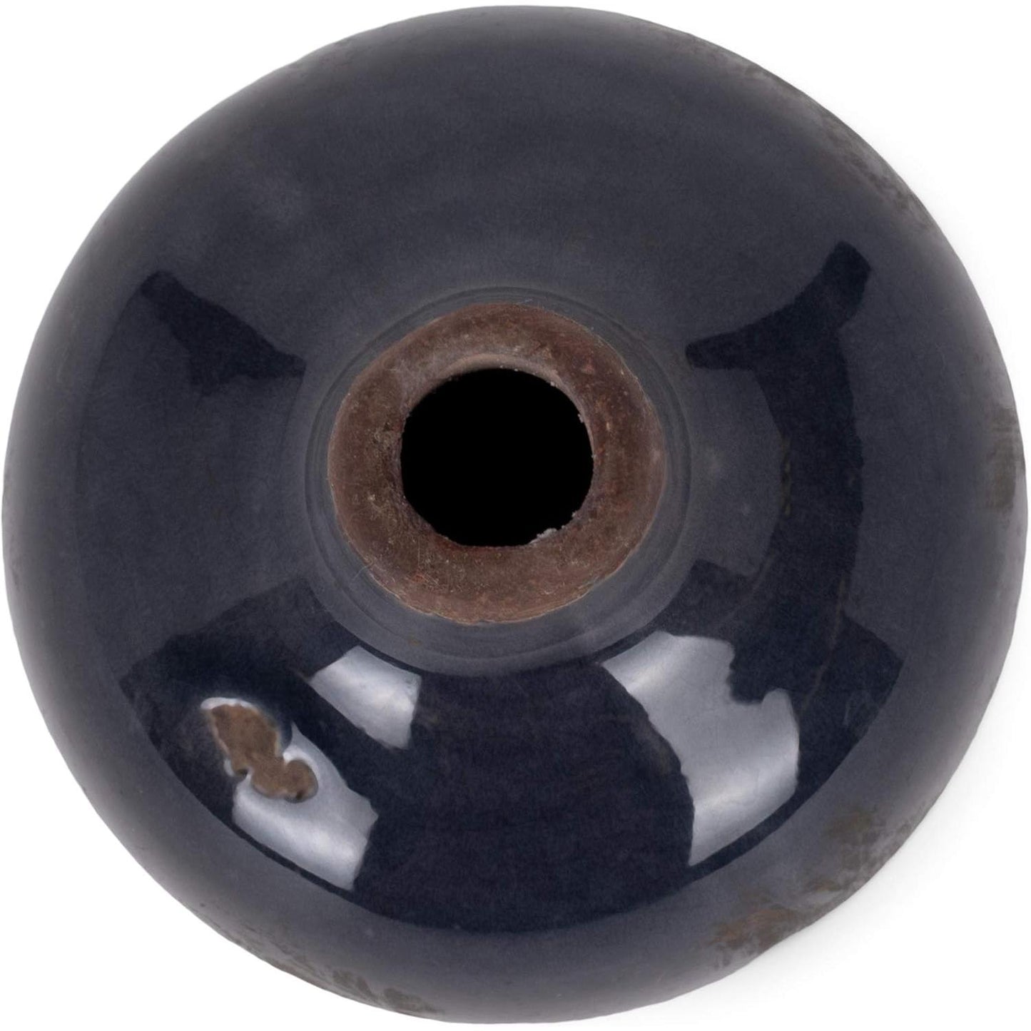 Mini Ceramic Vase | Glossy Round Bud Vase | Small Decorative Accent for Home or Gift