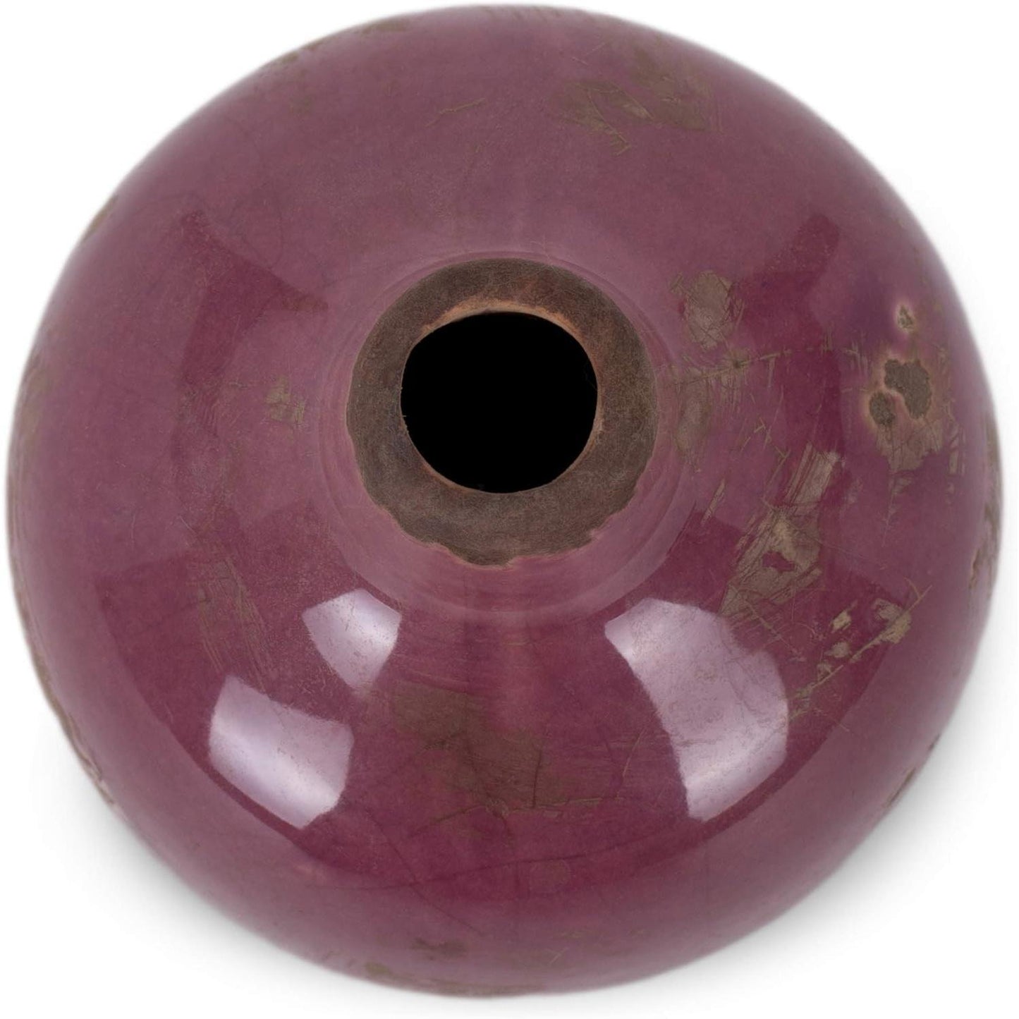 Mini Ceramic Vase | Glossy Round Bud Vase | Small Decorative Accent for Home or Gift