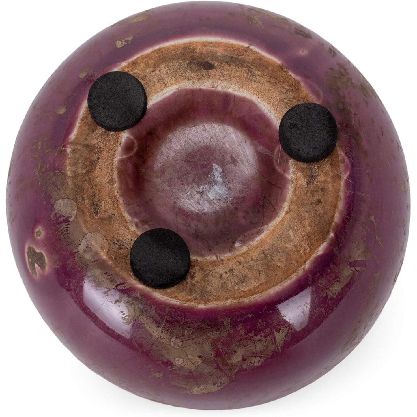 Mini Ceramic Vase | Glossy Round Bud Vase | Small Decorative Accent for Home or Gift