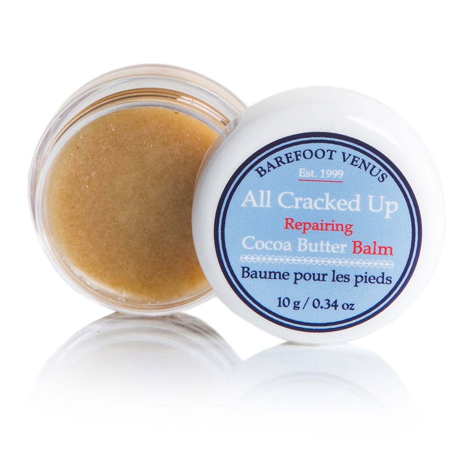 Mini Cocoa Butter All Cracked Up Repairing Foot Balm | Handmade + Cruelty-Free | 10g / .34oz