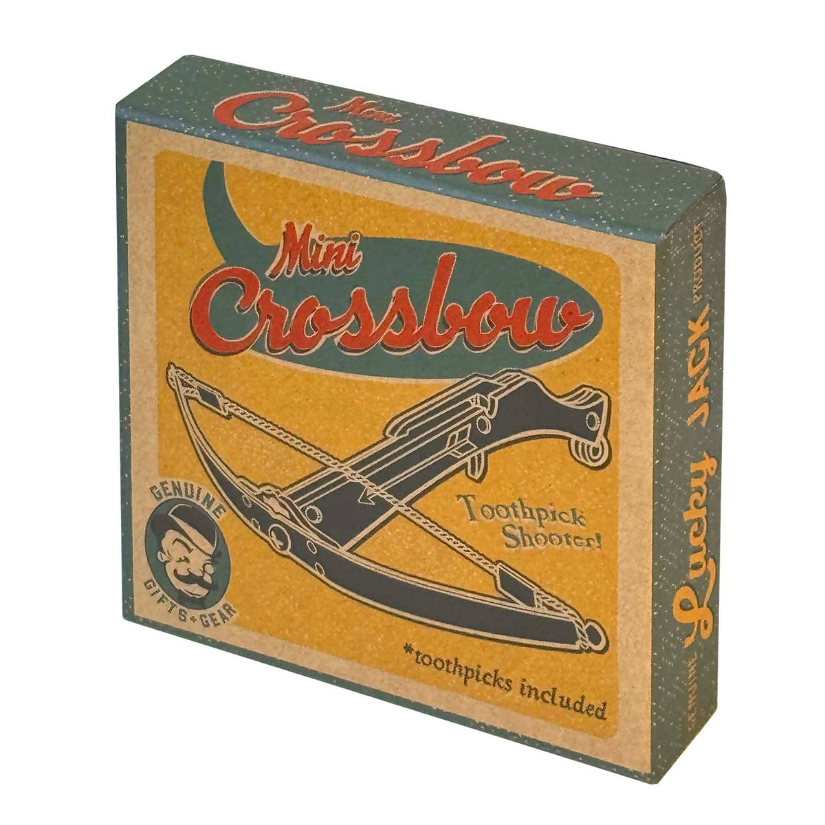 Mini Crossbow Toothpick Launcher | 12-Unit Countertop Display-Lucky Jack-The Bullish Store