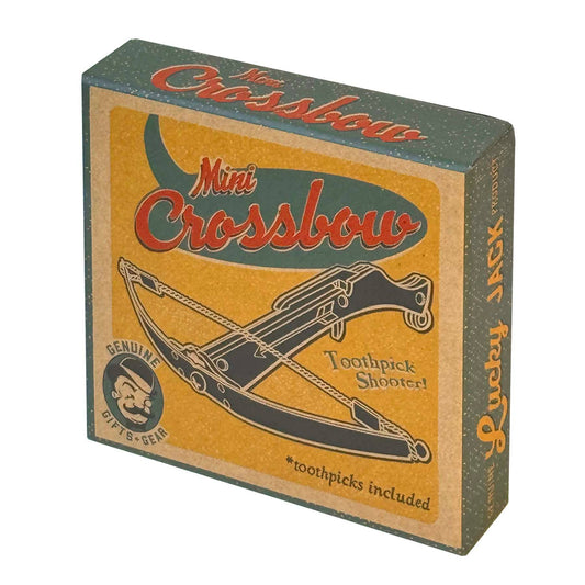 Mini Crossbow Toothpick Launcher | 12-Unit Countertop Display-Lucky Jack-The Bullish Store