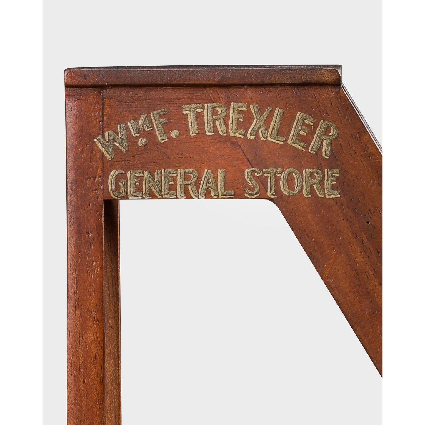 Mini General Store Ladder Desktop Decor | Vintage Wooden Store Steps Decorative Accent