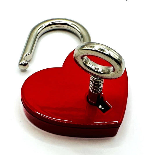 Mini Heart Lock with Key [5 Color Options]