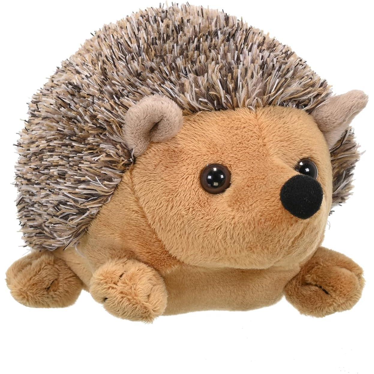 Mini Hedgehog Stuffed Animal 8″ | Cuddlekins Wild Republic Realistic Plush Hedgehog Toy