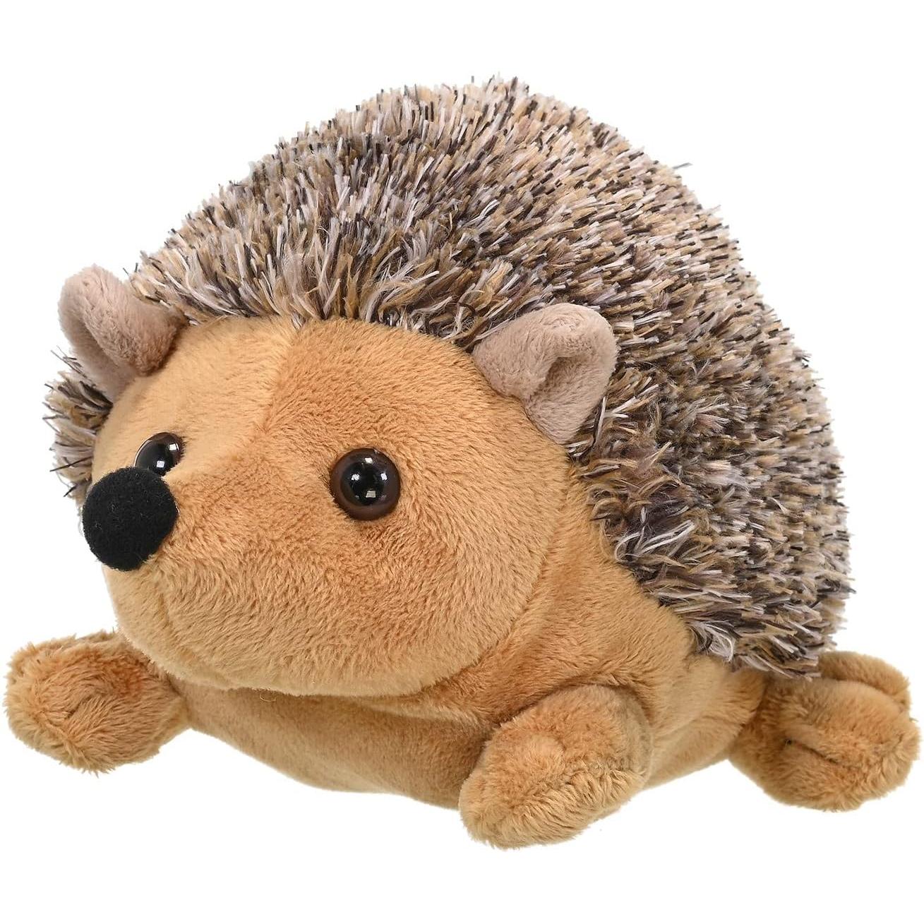 Mini Hedgehog Stuffed Animal 8″ | Cuddlekins Wild Republic Realistic Plush Hedgehog Toy