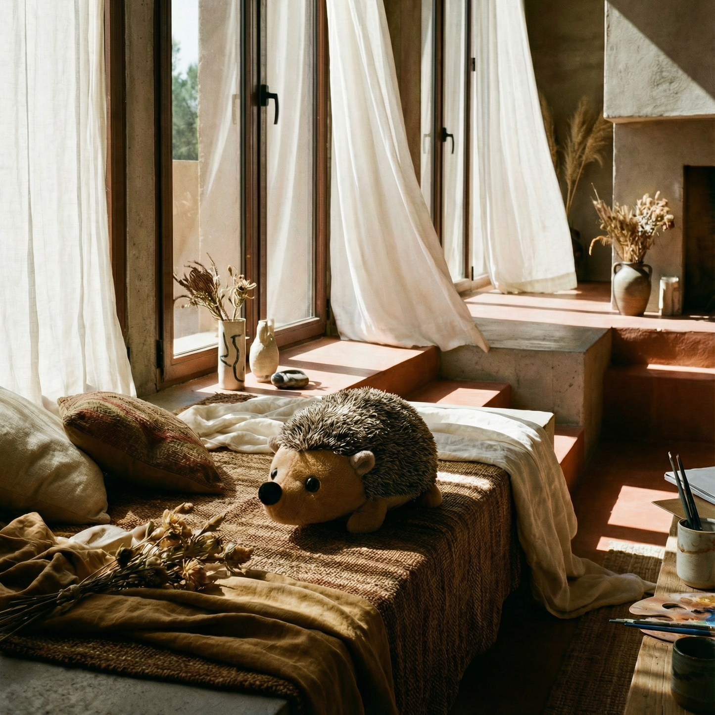 Mini Hedgehog Stuffed Animal 8″ | Cuddlekins Wild Republic Realistic Plush Hedgehog Toy