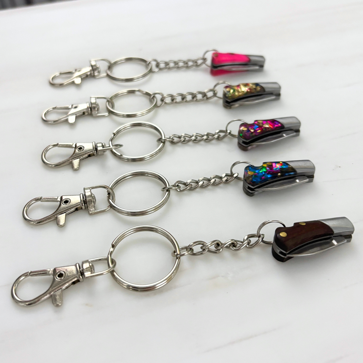 Mini Knife Bag Charm or Keychain | 5 Color Options | GetBullish
