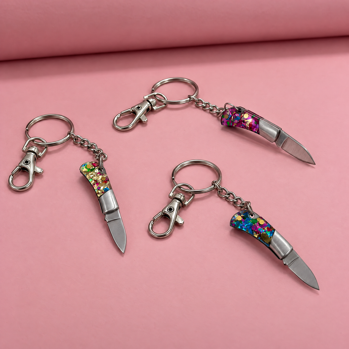 Mini Knife Bag Charm or Keychain | 5 Color Options | GetBullish