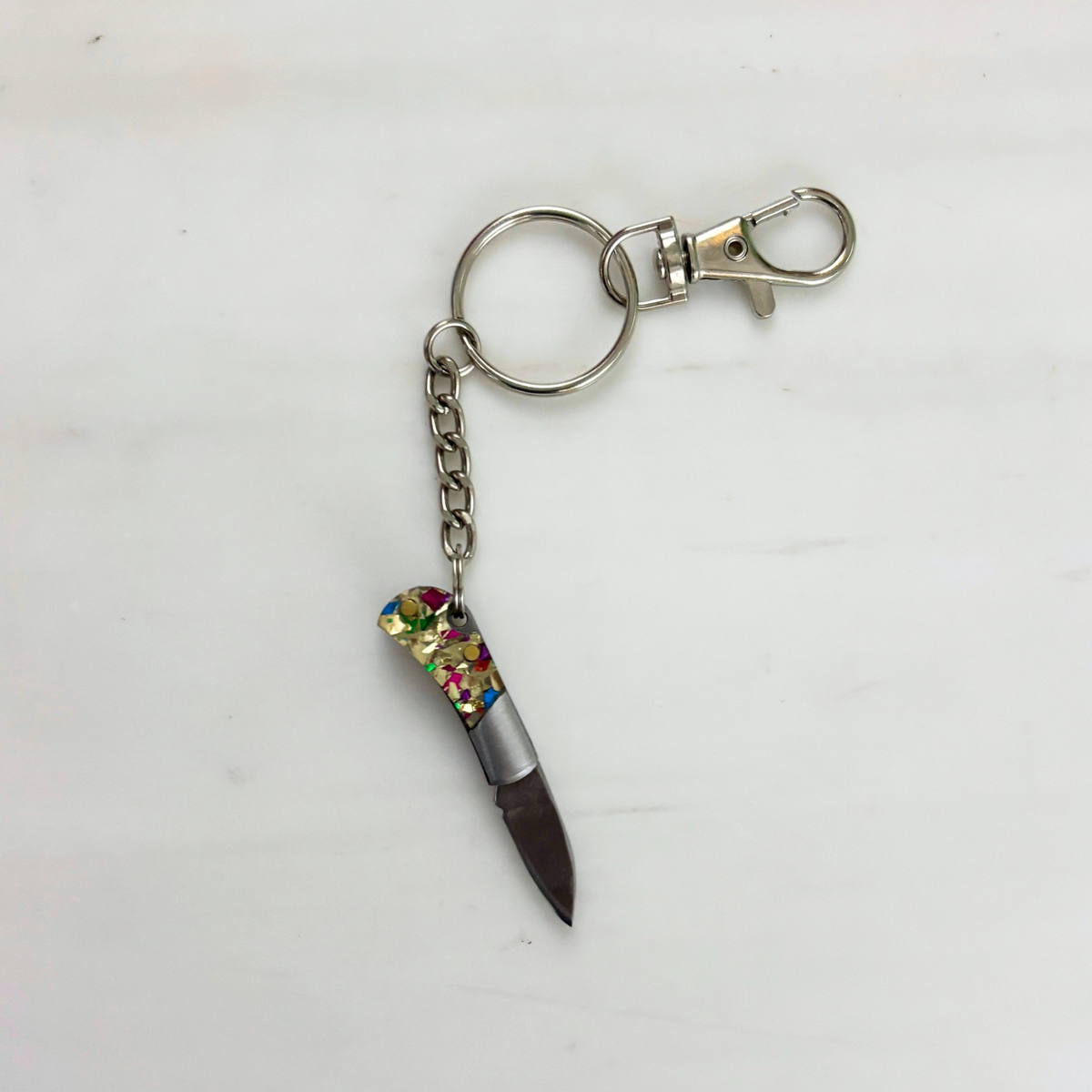 Mini Knife Bag Charm or Keychain | 5 Color Options | GetBullish