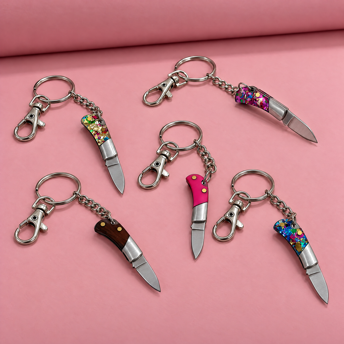 Mini Knife Bag Charm or Keychain | 5 Color Options | GetBullish