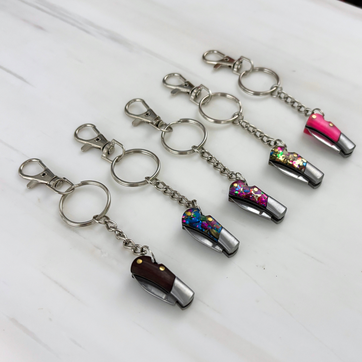 Mini Knife Bag Charm or Keychain | 5 Color Options | GetBullish