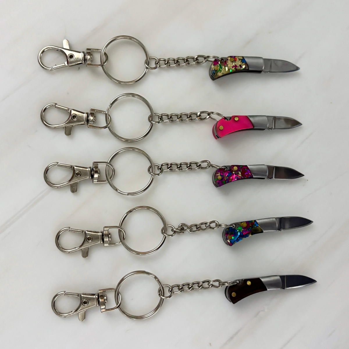 Mini Knife Bag Charm or Keychain | 5 Color Options | GetBullish