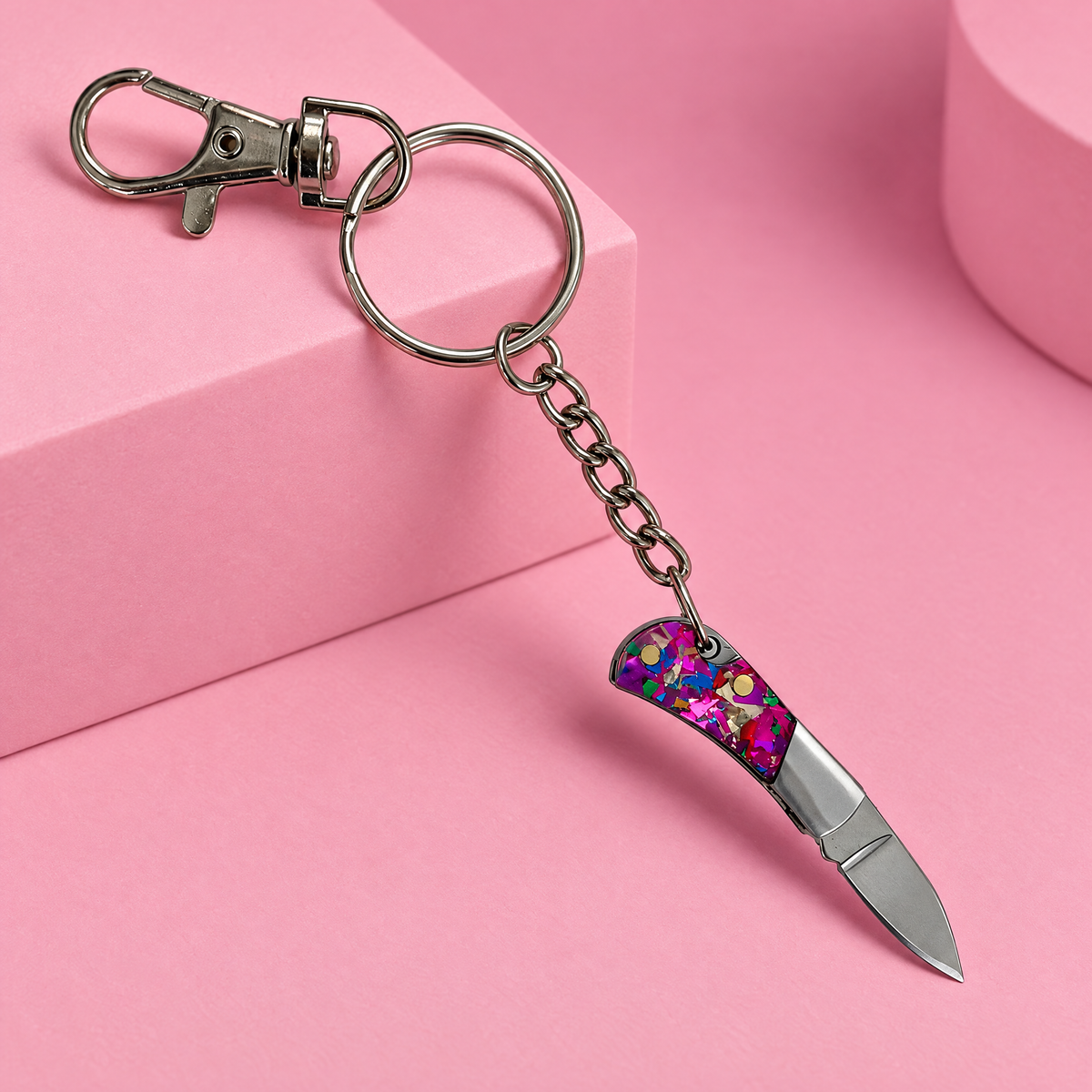 Mini Knife Bag Charm or Keychain | 5 Color Options | GetBullish
