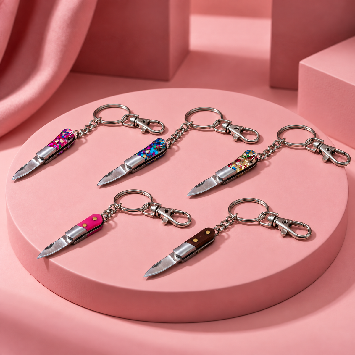Mini Knife Bag Charm or Keychain | 5 Color Options | GetBullish
