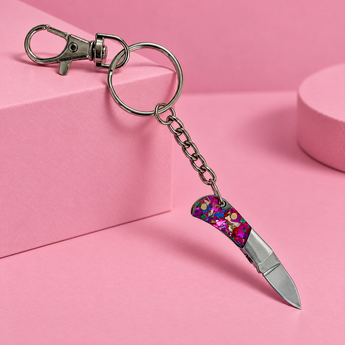 Mini Knife Bag Charm or Keychain | 5 Color Options | GetBullish