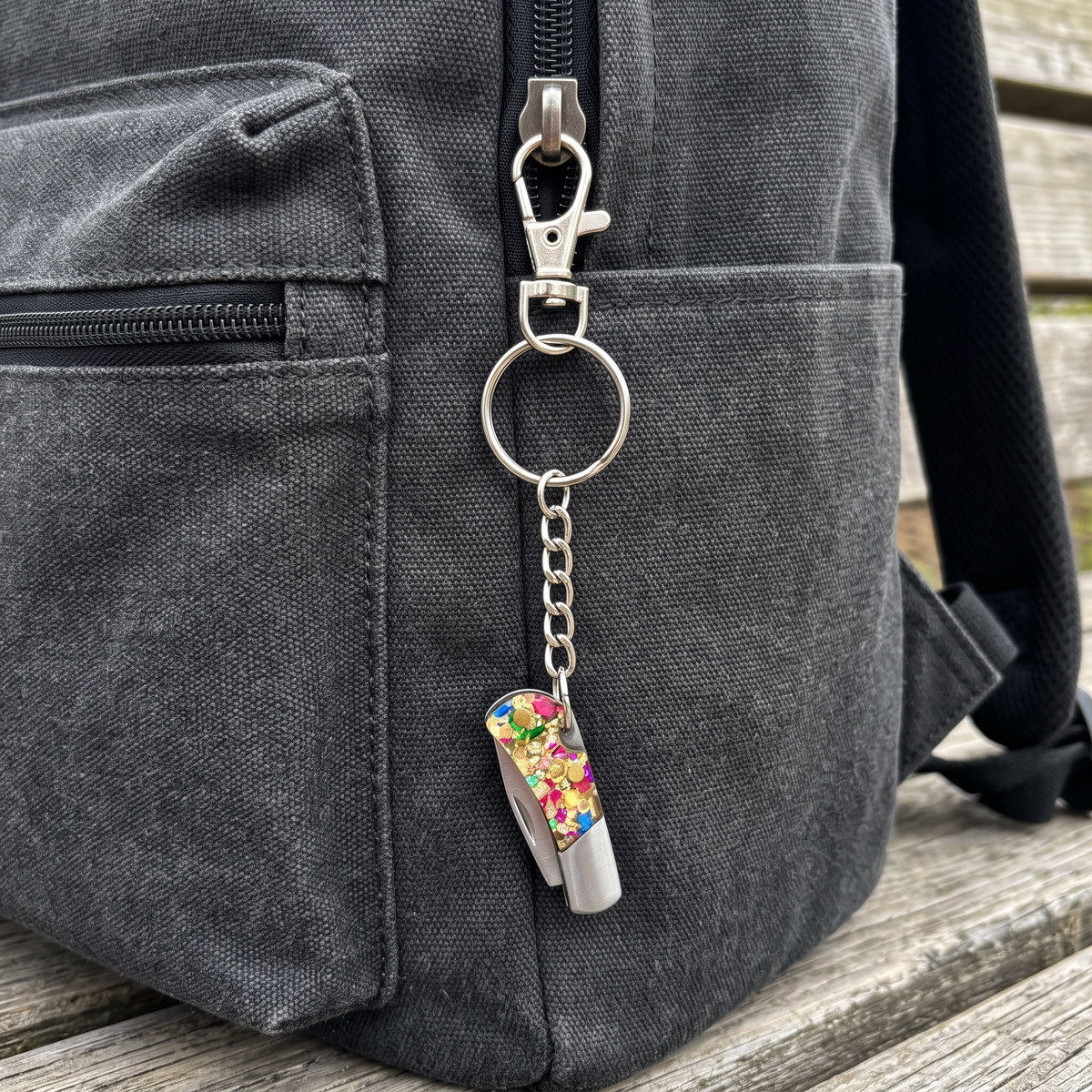 Mini Knife Bag Charm or Keychain | 5 Color Options | GetBullish
