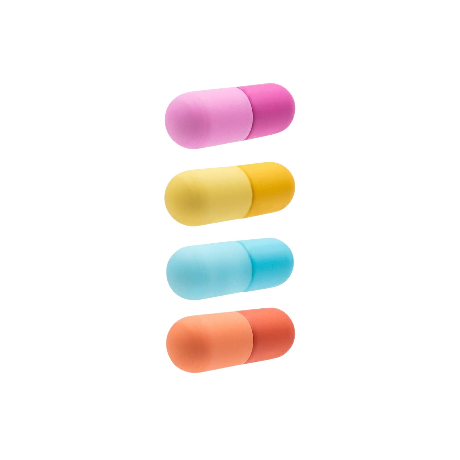 Mini Pill-Shaped Pill Box | Itty-Bitty Aluminum Tin Container for Pills