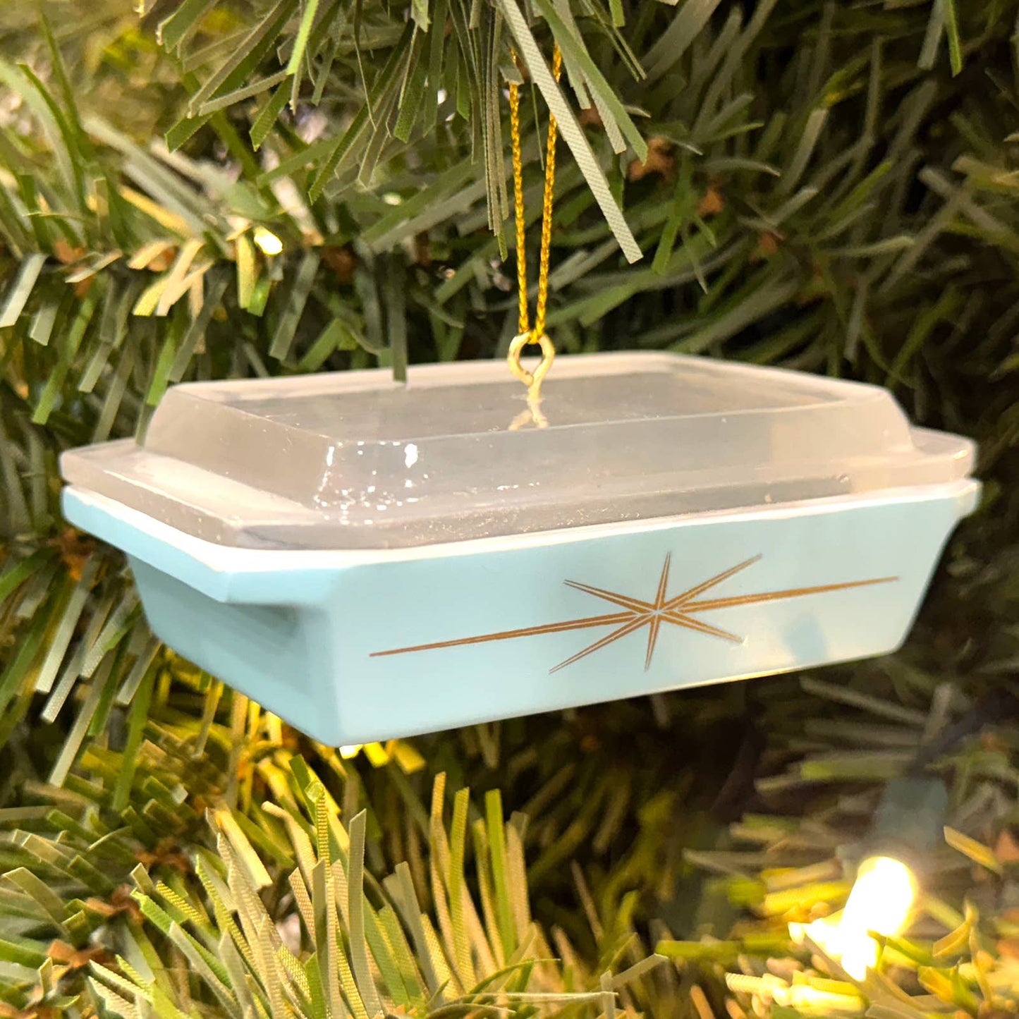 Mini Pyrex Starburst Ornament | Retro Mid-Century Kitchen Decor