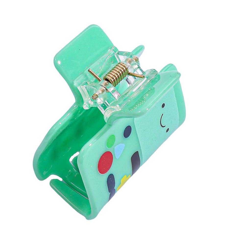 Green Cartoon Character Acrylic Hair Claw-SoapElenGlen-The Bullish Store