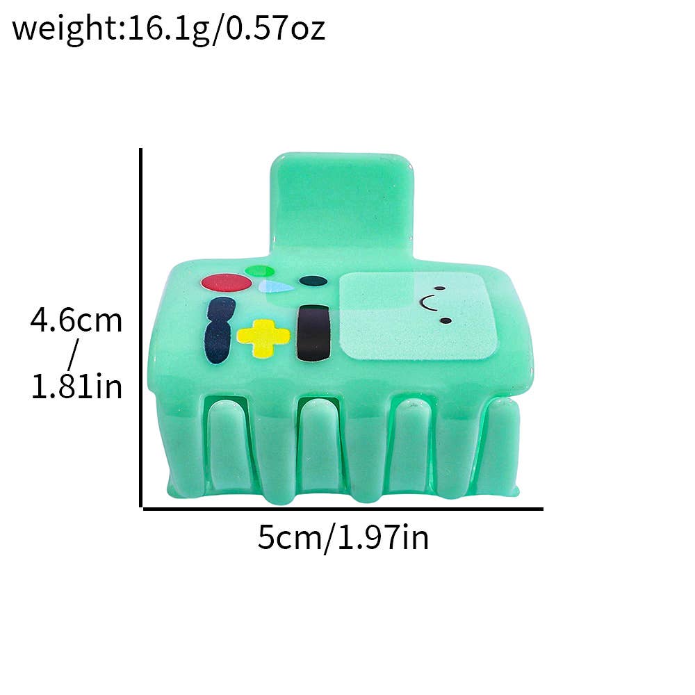 Green Cartoon Character Acrylic Hair Claw-SoapElenGlen-The Bullish Store