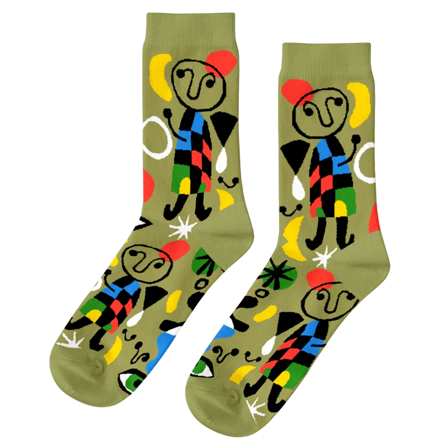 Miró Men's Crew Socks | Museum Art Lover Gift