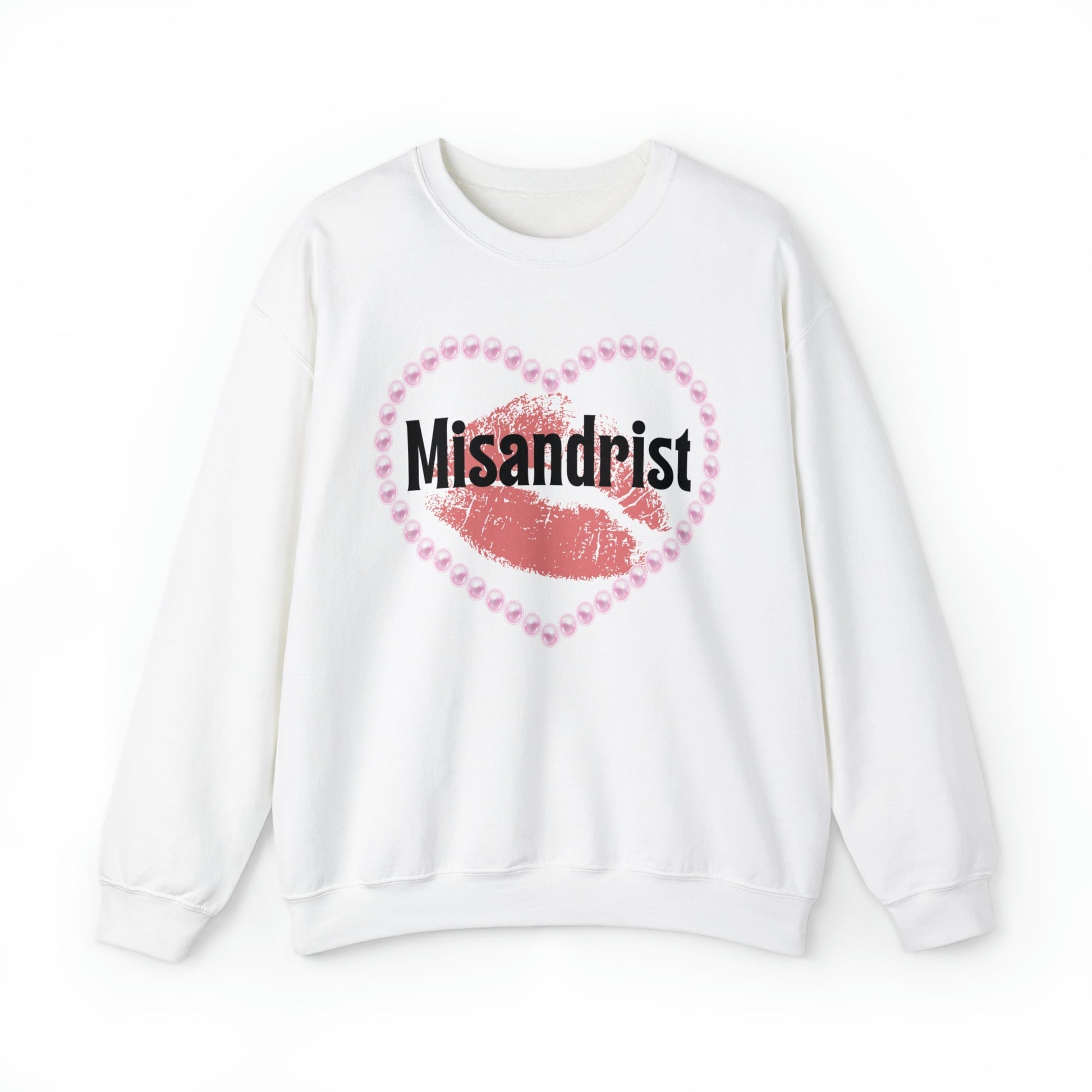 Misandrist Unisex Heavy Blend™ Crewneck Sweatshirt Sizes SM-5XL | Plus Size Available