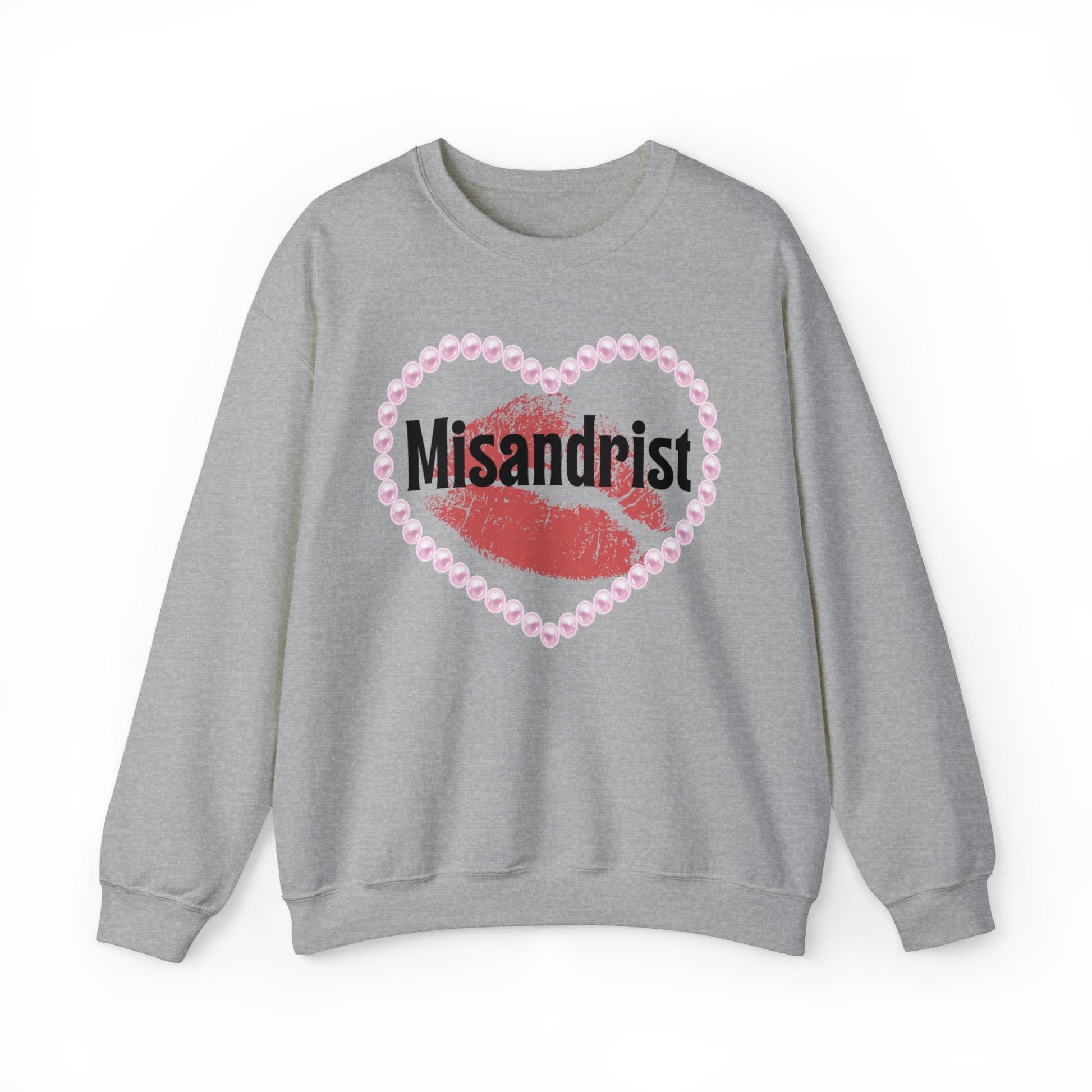 Misandrist Unisex Heavy Blend™ Crewneck Sweatshirt Sizes SM-5XL | Plus Size Available