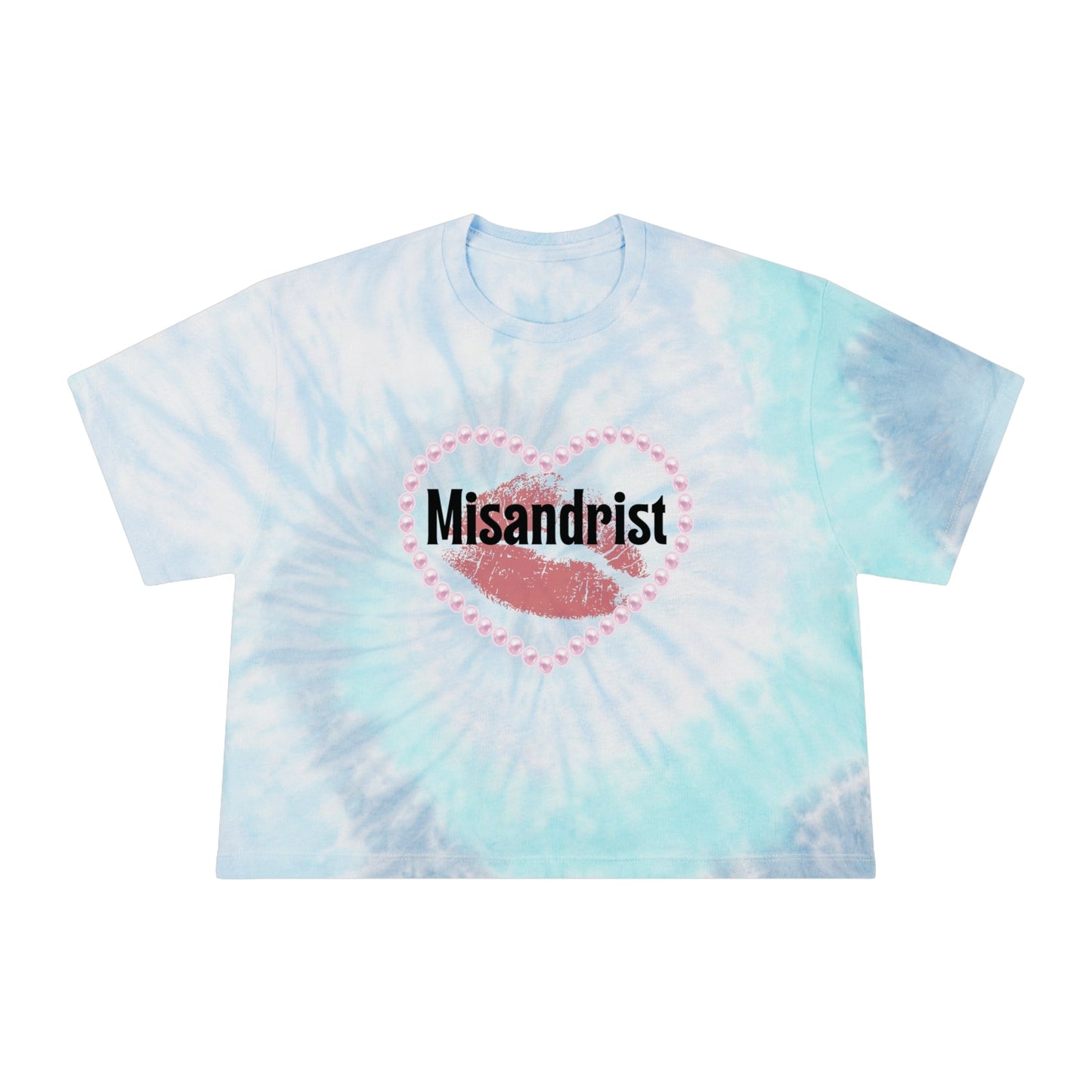 Misandrist 💋 Women's Tie-Dye Crop Tee