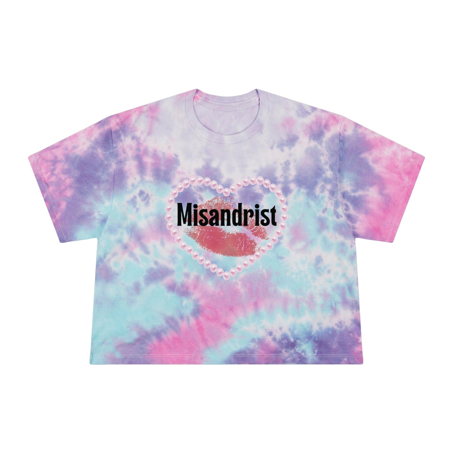 Misandrist 💋 Women's Tie-Dye Crop Tee