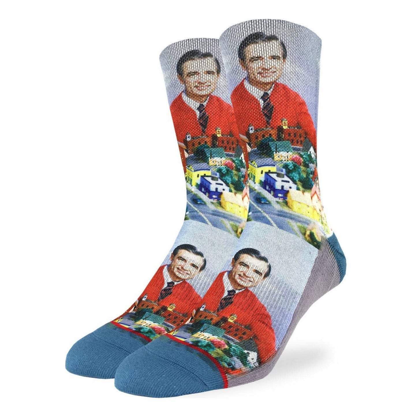 Mister Rogers Make Believe Kingdom Men's Socks | Fun Crew Socks