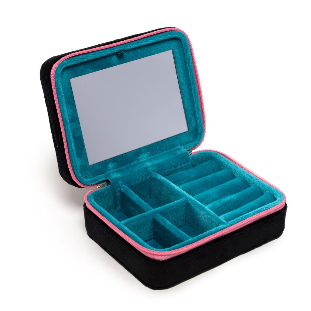Mixtape Cassette Velvet Jewelry Travel Case