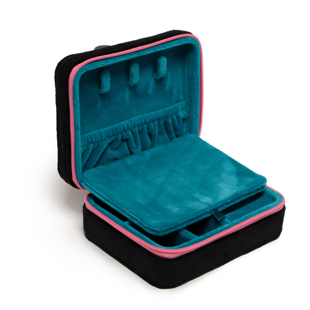 Mixtape Cassette Velvet Jewelry Travel Case