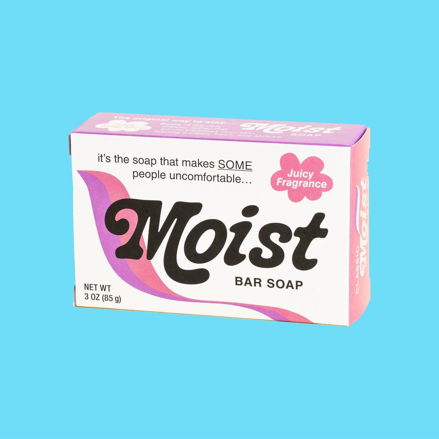 Moist Triple Milled Boxed Bar Soap | Funny Retro Novelty Soap