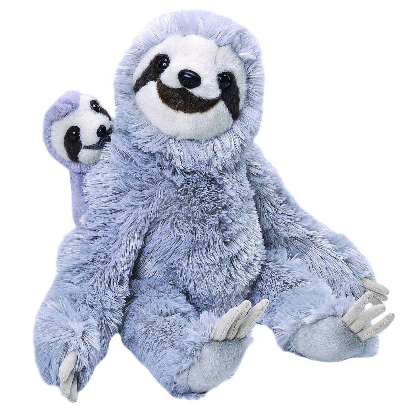 Mom Baby Sloth Stuffed Animal 12"
