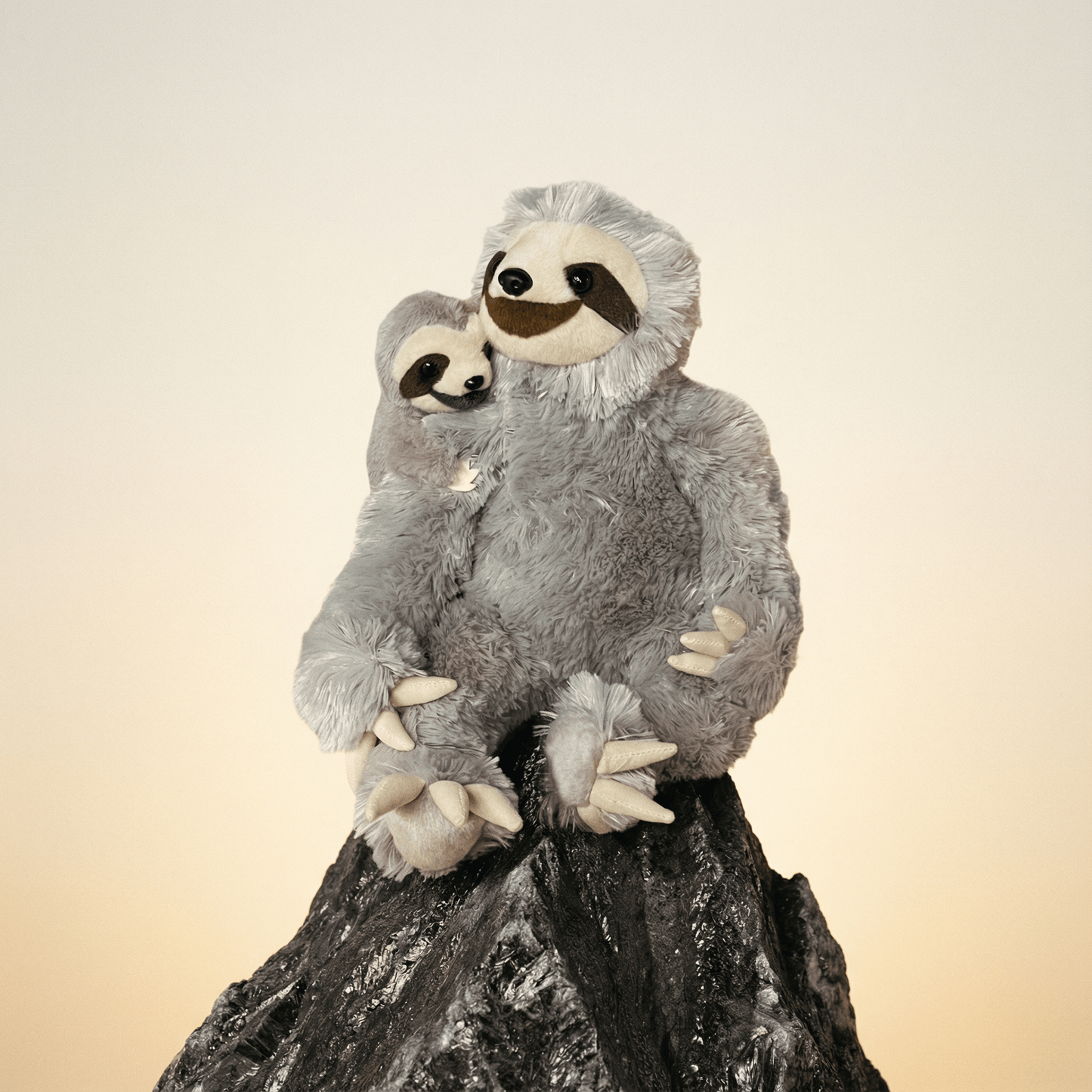 Mom Baby Sloth Stuffed Animal 12"