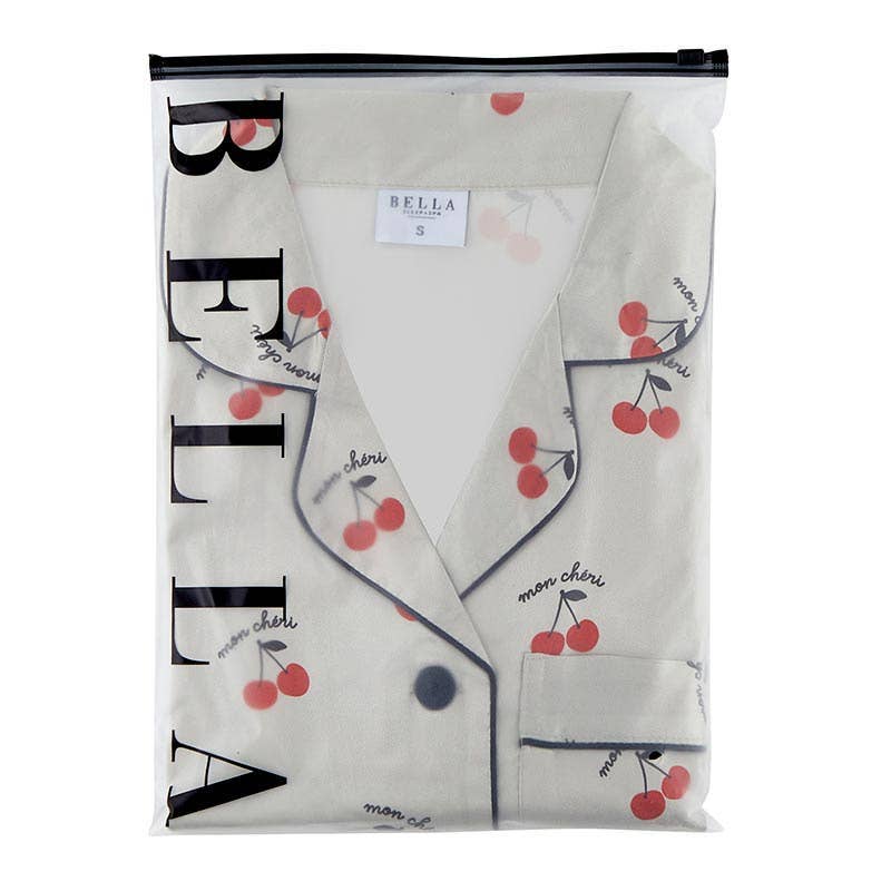 Mon Cheri Cherries Full Length Pajama Set [Available in S and XL Only]