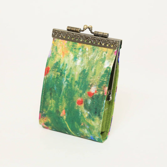 Monet Alice Garden Artist Painting Prints Card Holder | 10 Slots | RFID Blocking