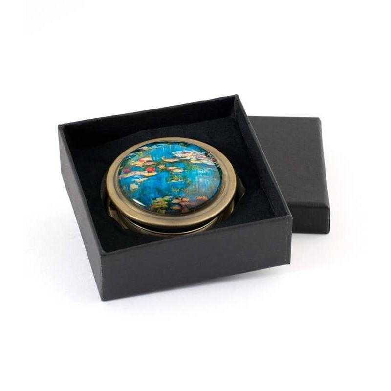 Monet Water Lilies Folding Magnifier | Fine Art Themed Giftable Magnifying Glass-Value Arts-The Bullish Store
