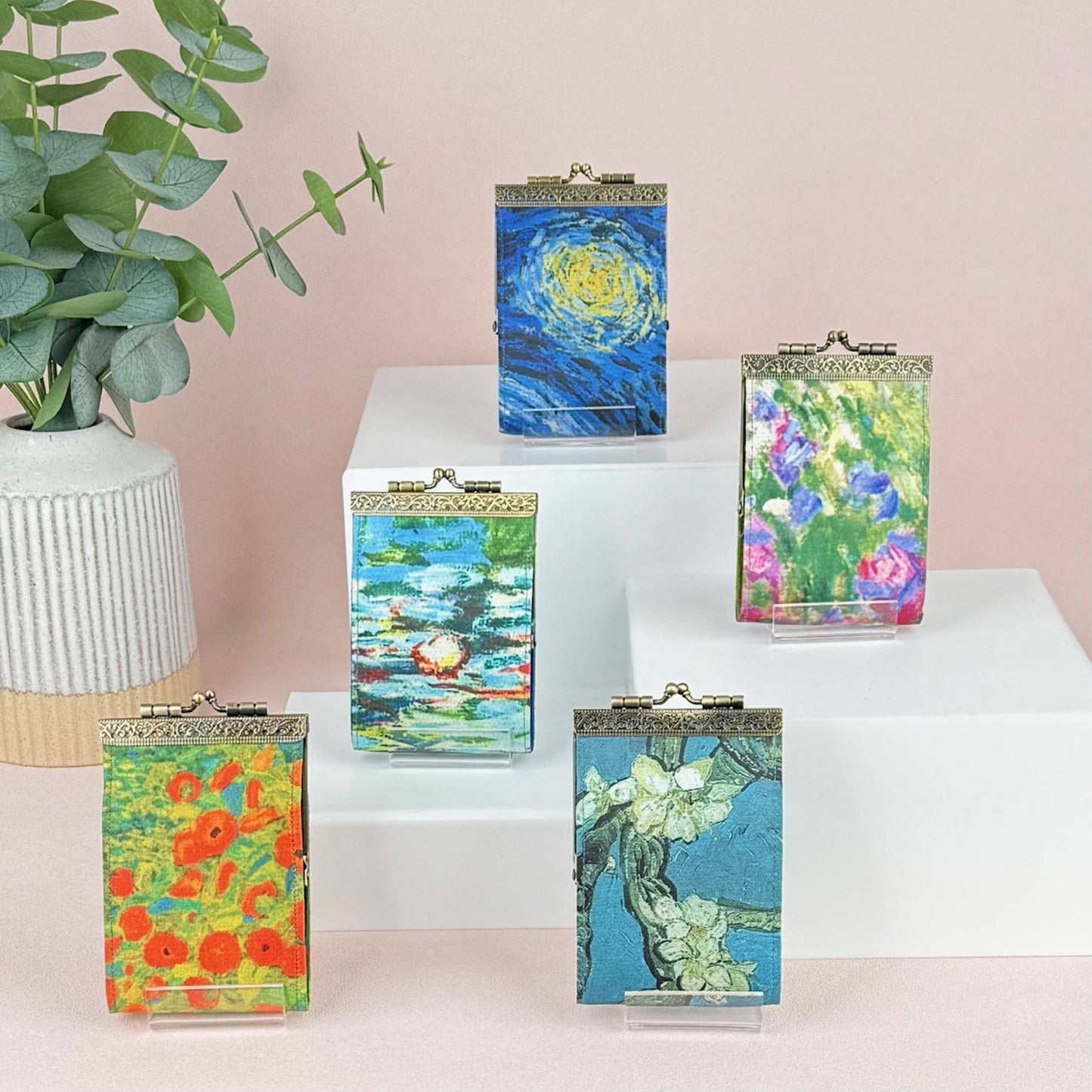 Monet Water Lillies Artist Painting Prints Card Holder | 10 Slots | RFID Blocking