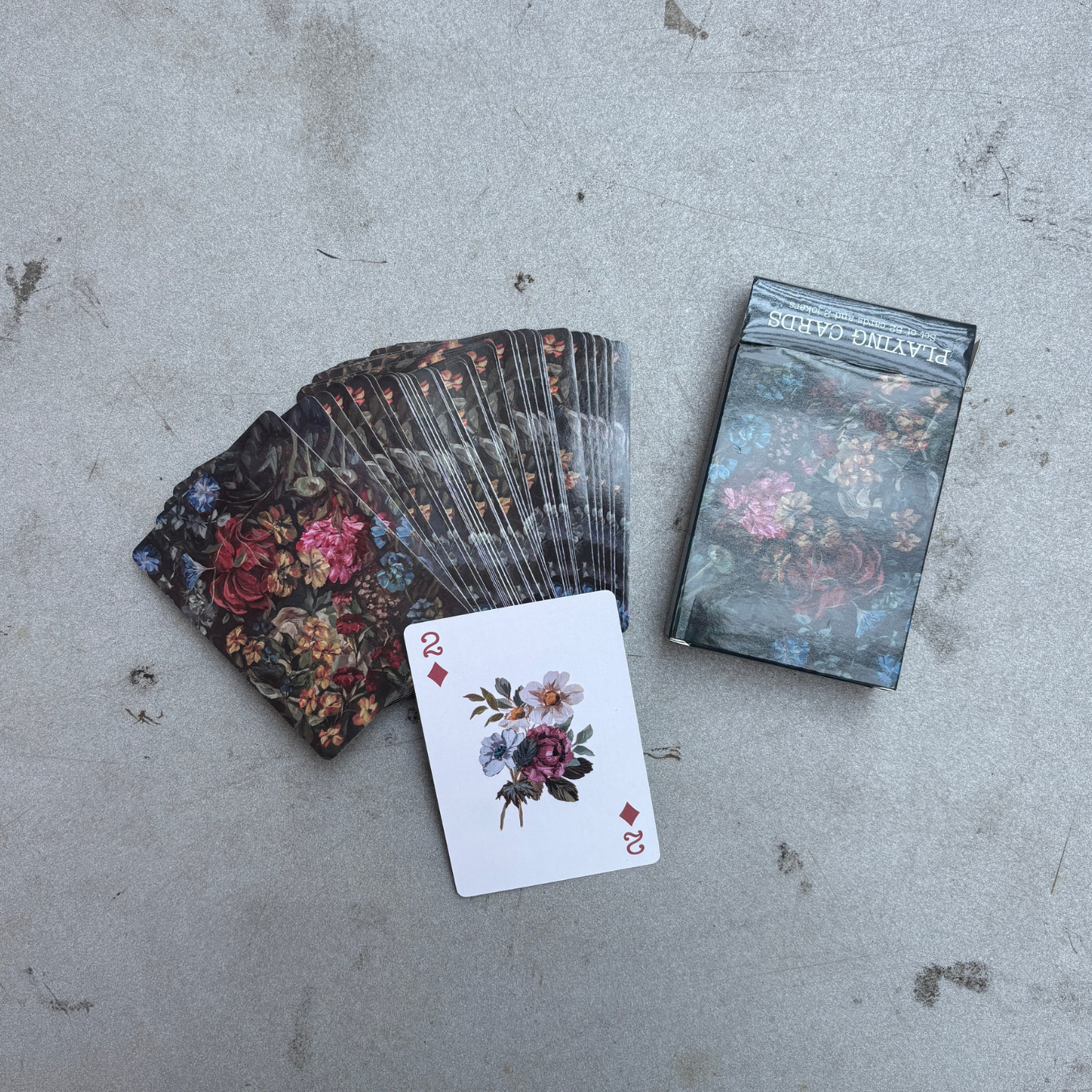 Moody Floral Playing Cards | Hand Painted Flowers Art Deck of Cards-Primitives by Kathy-The Bullish Store