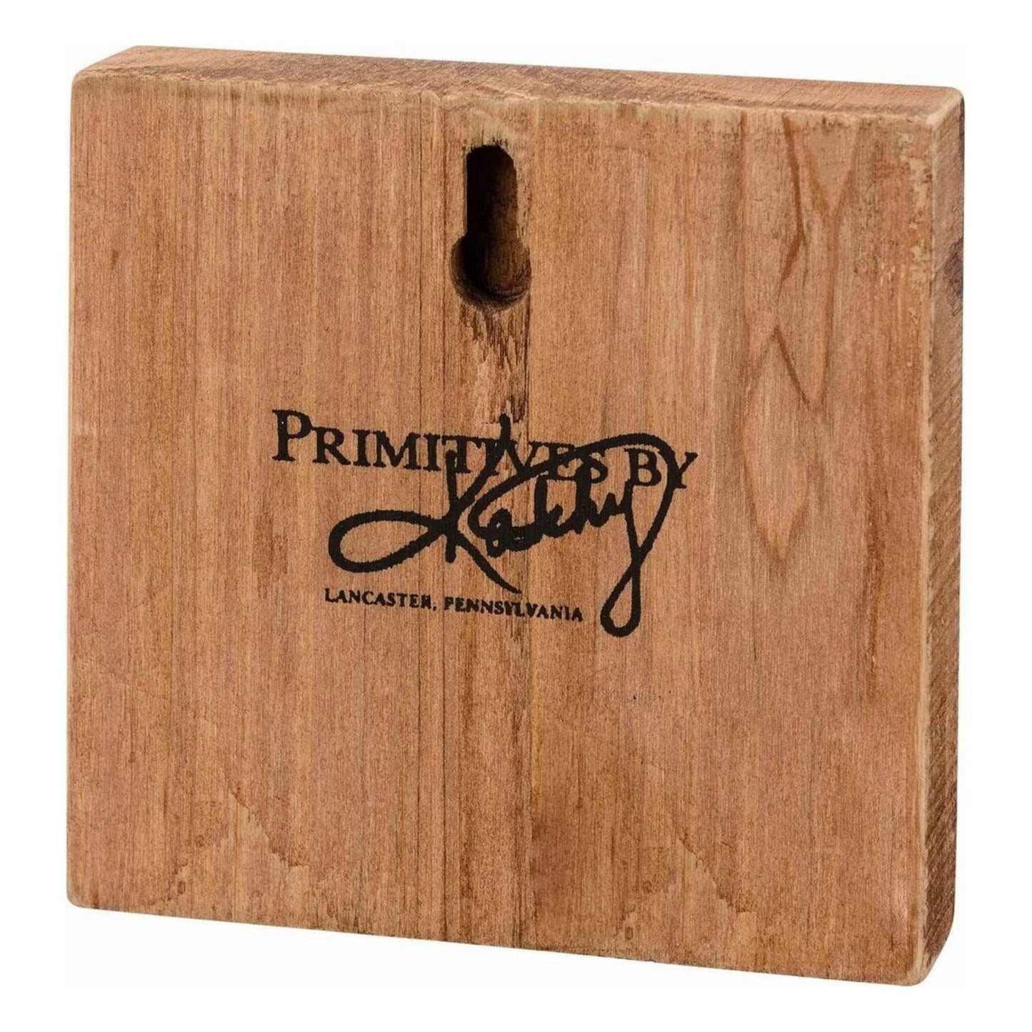 Moody Owl Wooden Block Sign | Dark Academia Celestial Rustic Wall Décor 4" x 4" x 1"