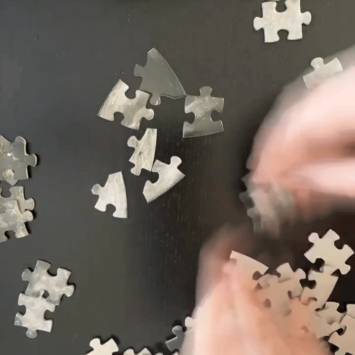 Moon Magic Mini Jigsaw Puzzle | 60 Pieces Jiggie Puzzle in Gift Box | Stocking Stuffer, Space Themed Gift