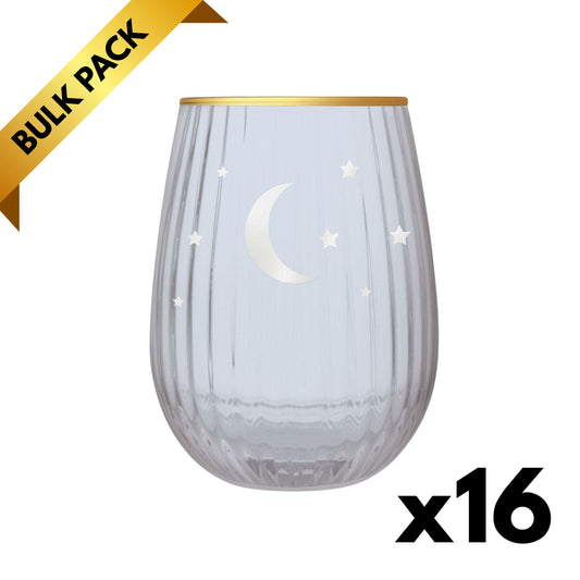 Moon and Stars Beveled — Bulk Lot of 16 (Gifting, Events & Resale)-Slant-The Bullish Store