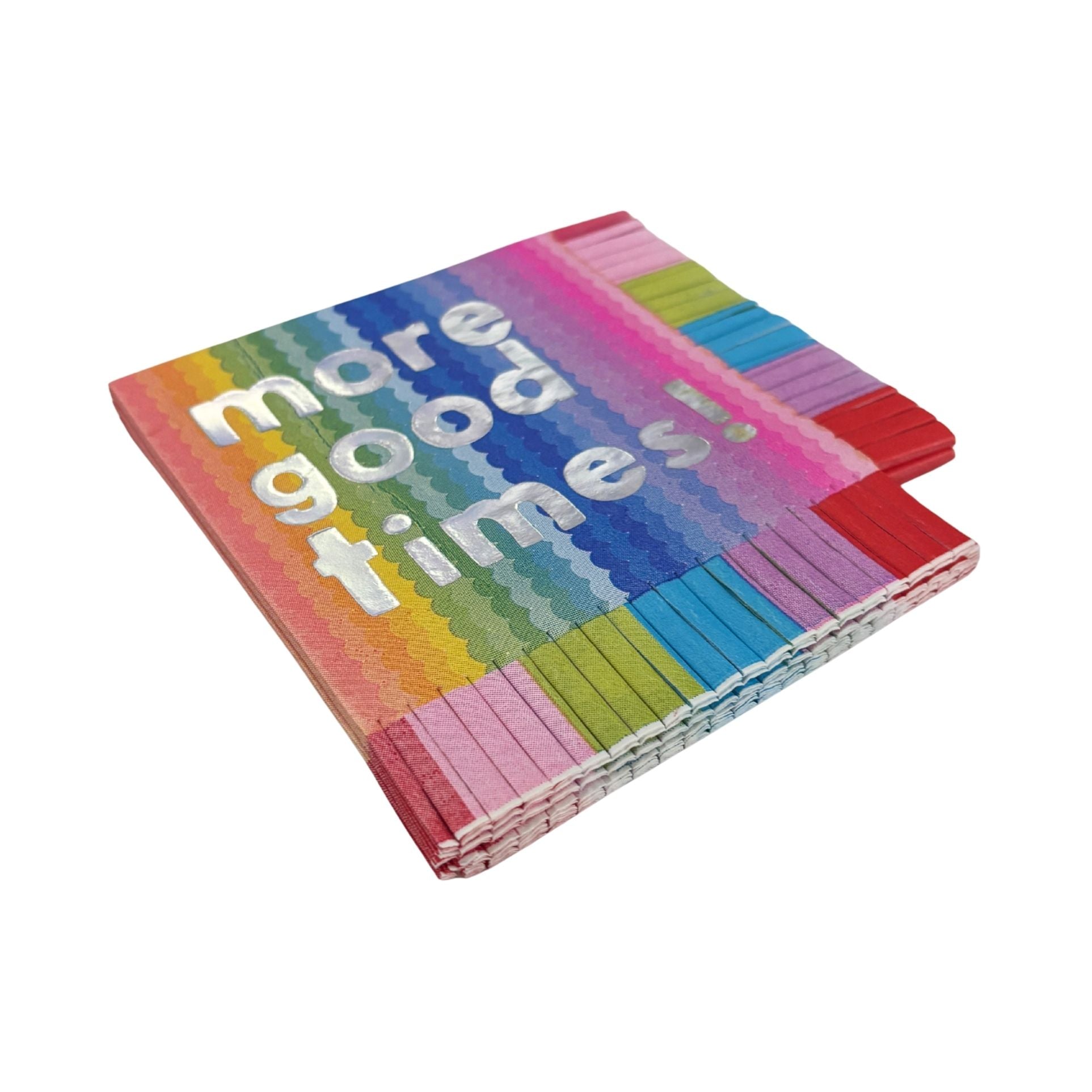 More Good Times Fringe Beverage Napkins | Party Cocktail Napkin | 5" Square