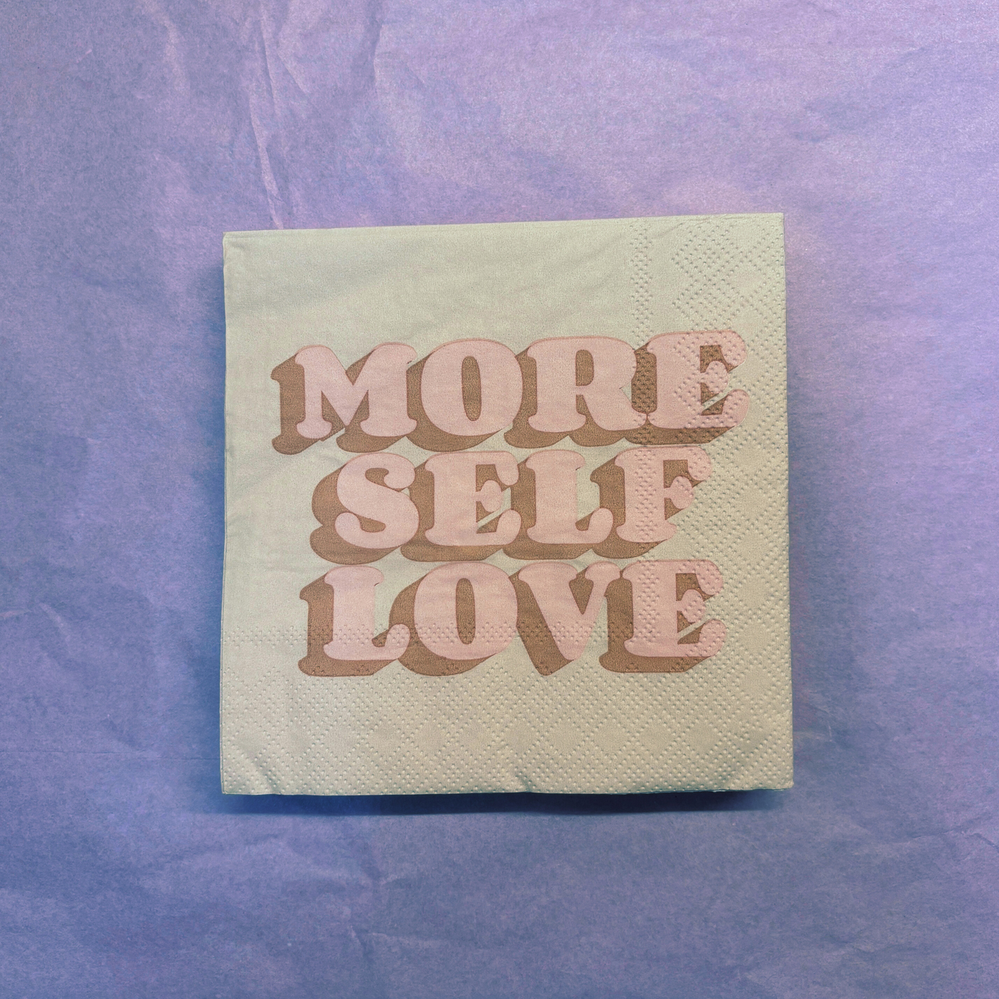 More Self Love Party/Beverage/Cocktail Napkins | 5" Square