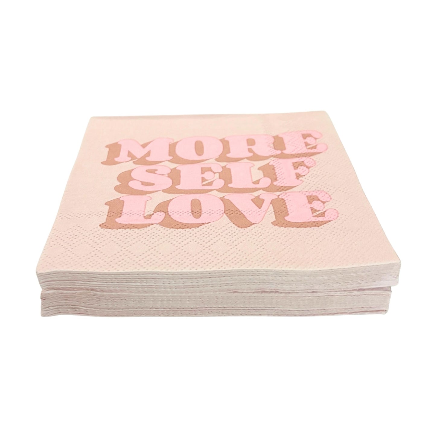 More Self Love Party/Beverage/Cocktail Napkins | 5" Square